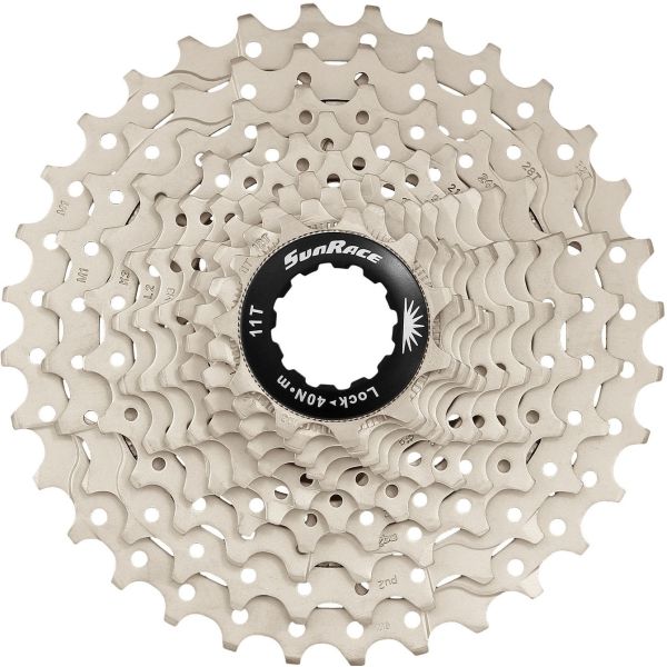 Afbeelding laden in galerijviewer, SunRace csrs3 cassette 11 speed 11-28t. zilver metallic in box
