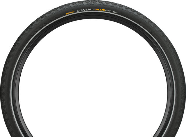 Load image into Gallery viewer, Continental Fietsband Contact Plus Reflectie Zwart 26x1.75 Stadsfiets Draadband 47-559
