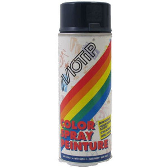 Motip spuitbus 400 ml - staalblauw