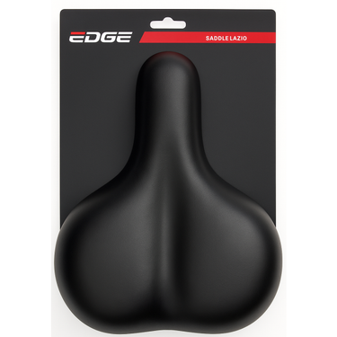 Edge fietszadel lazio - zwart
