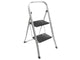 Excellent houseware keukentrap 2-tree zwart zilver
