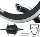 Kgs achterwiel 28 inch (622) ryde velg zwart nexus 8 rb zwart met remrand