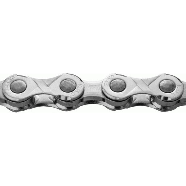 KMC chain e11 silver, 1/2x11/128, 122 links, 5.65mm pin, 11 speed mid motor e-bike chain