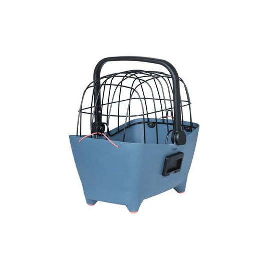 Basil Buddy KF - hondenfietsmand - voorop - faded denim