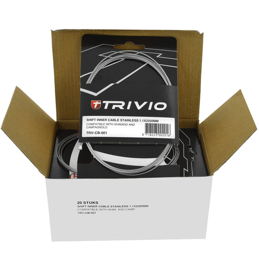 Trivio - derailleur binnenkabel rvs 1.1x2250mm - 20 st.