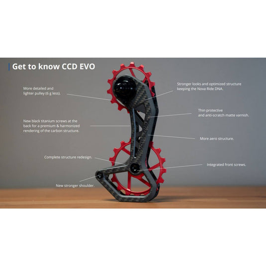 Novaride - ccd evo keramische derrailleur rival force red 12 speed