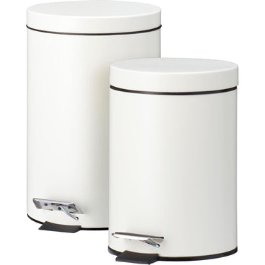 Pedaalemmer set van 2 stuks 3l-12l crã¨me