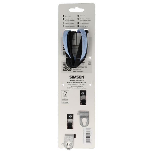 Load image into Gallery viewer, Simson triobinder jongen 24i - zwart blauw
