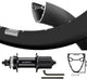 Kgs achterwiel 28 inch (622) ryde dutch velg + spaak zwart cass centerl 8-10 sp
