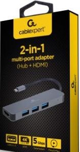 Load image into Gallery viewer, Enzo cablexpert usb-c 2-in-1 multi adapter usb-c dock 2-voudig - 9530502
