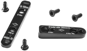 Campagnolo adapter (voor) incl. bouten Ekar