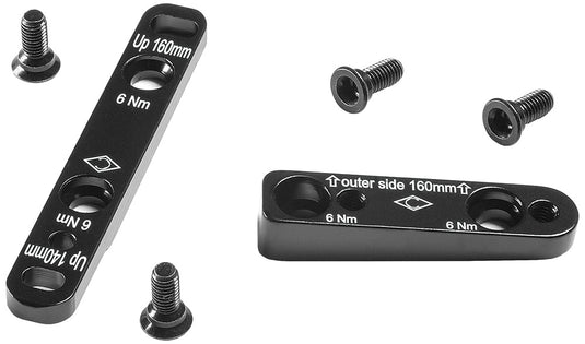Campagnolo adapter (achter) incl. bouten Ekar