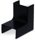 Enzo canalit systeem25 binnenbocht met bodemstuk 25x13mm zwart - 4745710