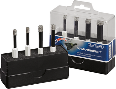 Carat etdcset010 diamantboorset tegel classic 6-8-10-12 mm droog - etdcset010