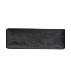 Cark serveerschaal ripple black 38x13cm