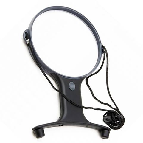 Carson Circular magnifier 2x130mm HF-66 with LED