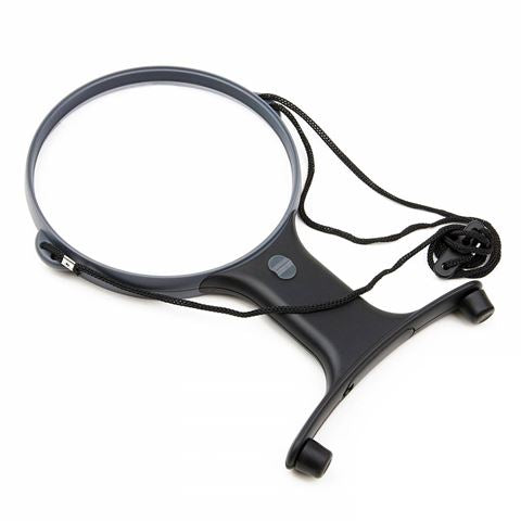 Carson Circular magnifier 2x130mm HF-66 with LED