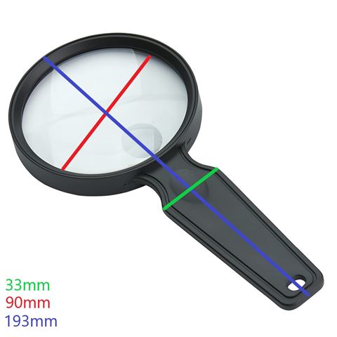 Carson Handheld magnifier 2x90mm