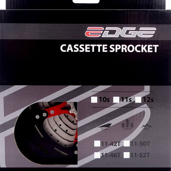 Cassette 11 speed Edge CS-M9011 11-42T - zilver zwart