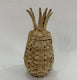 Cosydecor ananas mand riet 22x20x35cm