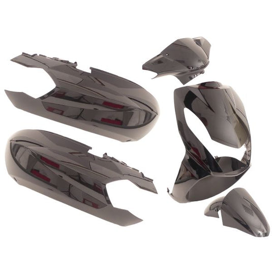 Edge plaatset peugeot kisbee 2t 4t 6-delig - zwart