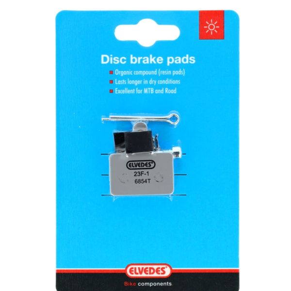 Load image into Gallery viewer, Elvedes cable systems bv schijfremblokset shimano br-m375 elvedes 6854t - super zacht
