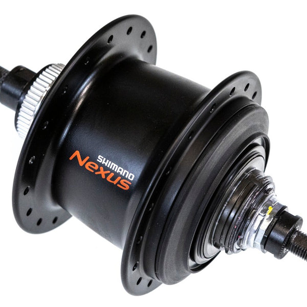 Shimano achternaaf c3001 nexus 7 (disc centerlock) 36 gaats zwart