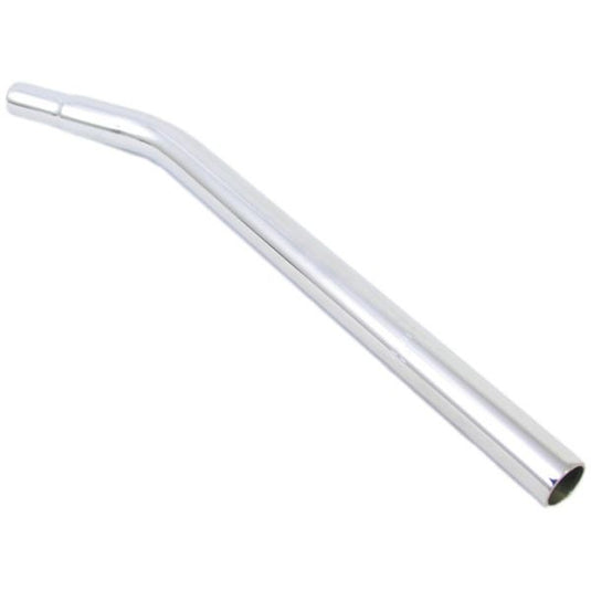 Zadelpen freestyle ø25,4 mm 360 mm gebogen staal - zilver