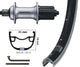 Kgs achterwiel 28 inch (622) mach1 er10 zw zilver cassette 8 9 sp uitval