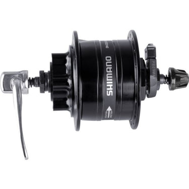 Shimano dynamonaaf 32 gaats hd-3d32 3 watt - voor 6-bouts remschijf - snelspanner - zwart