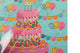 Van der doelen diamond painting - happy birthday cake - 18x18 cm