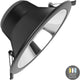 Enzo cct led downlighter zwart reflector 15w tri-white dimbaar - led2511