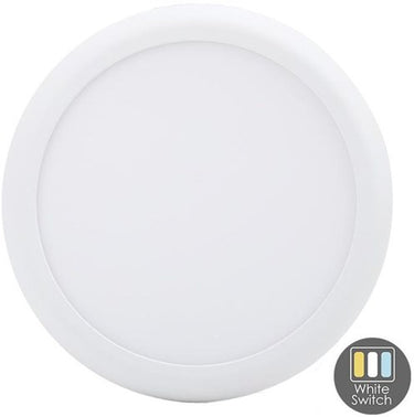 Enzo cct led panel downlighter wit 12-18w tri-white ip44 - led2540