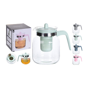Excellent houseware theepot glas 1,5 liter