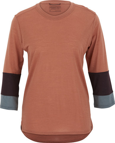 Load image into Gallery viewer, Patagonia merino 3 4 sleeve women's bike jersey
