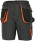 Cerva crv emerton korte werkbroek 03100003 | kleur zwart oranje | maat 54 - 00.200.001.54
