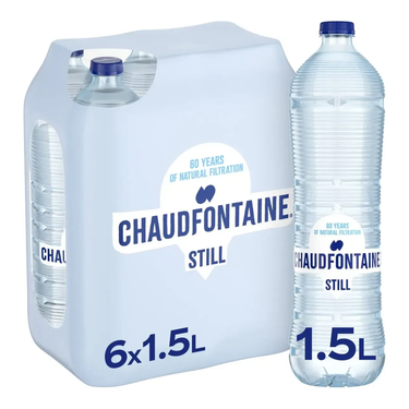 Chaudfontaine still blauw pet (6x 1,5 liter)