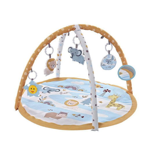 Chipolino africa babygym activity speelkleed met geluid geel grijs