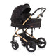 Chipolino Camea Opvouwbare Kinderwagen 3-in-1 met Luiertas Ebony Brown