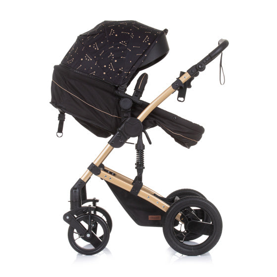 Load image into Gallery viewer, Chipolino Camea Opvouwbare Kinderwagen 3-in-1 met Luiertas Ebony Brown
