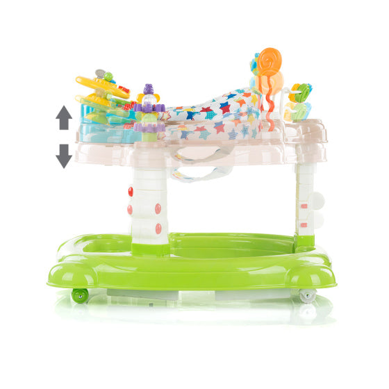 Load image into Gallery viewer, Chipolino Joya Lux 4-in-1 Loopstoel 360° Draaibaar Opvouwbaar Groen
