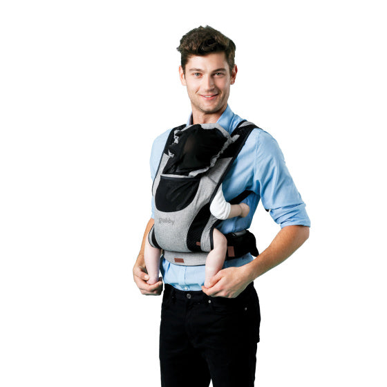 Load image into Gallery viewer, Chipolino Bobby Ergonomische Draagzak met Capuchon Grey
