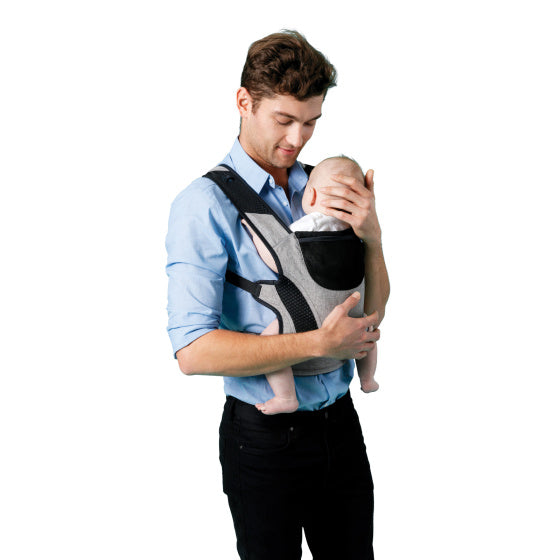 Load image into Gallery viewer, Chipolino Bobby Ergonomische Draagzak met Capuchon Grey

