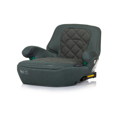 Chipolino safy zitverhoger i-size 125-150 cm isofix pastel donkergroen