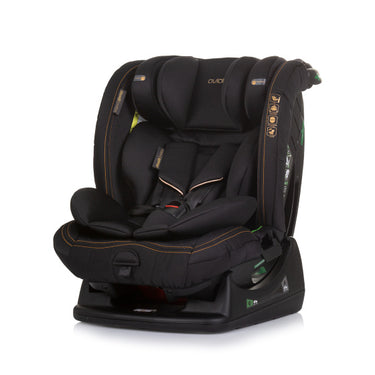 Chipolino aviato autostoel i-size 40-150 cm groep 0+, 1, 2 én 3 obsidian zwart