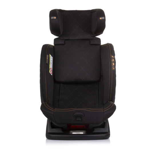 Chipolino aviato autostoel i-size 40-150 cm groep 0+, 1, 2 én 3 obsidian zwart