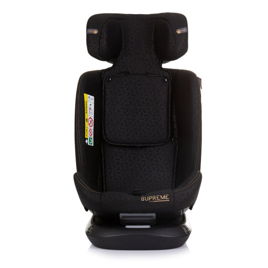Chipolino autostoel i-size 40-150 cm isofix 360° obsidian zwart