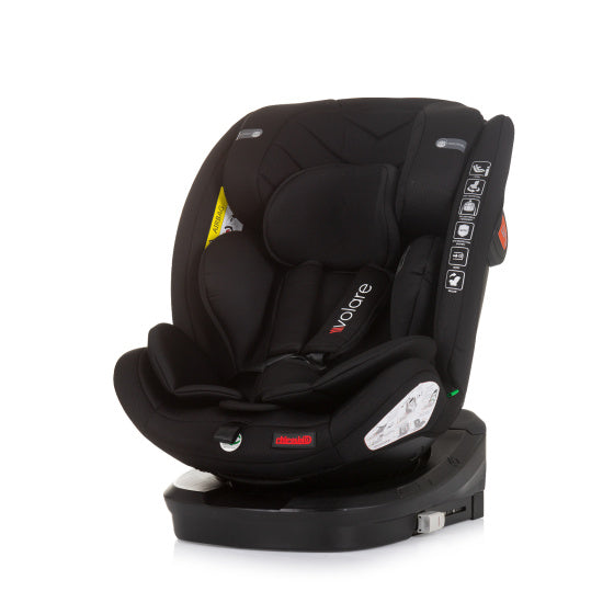 Load image into Gallery viewer, Chipolino autostoel i-size 40-150 cm isofix 360° obsidian zwart
