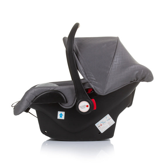 Load image into Gallery viewer, Chipolino Havana Autostoel met Adapters 40-85 cm Groep 0+ Silver Grijs
