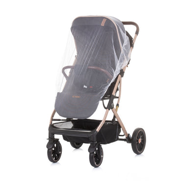 Chipolino combo opvouwbare buggy met voetenhoes ebony zwart beige